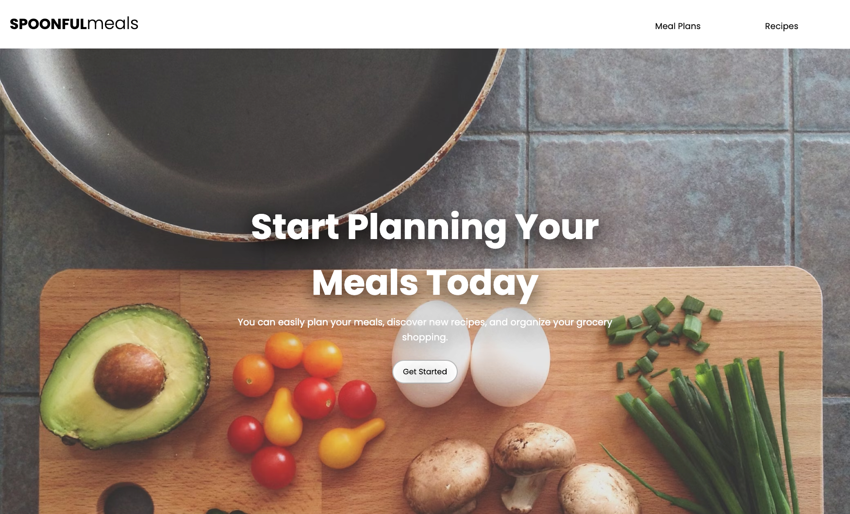 SpoonfulMeals Project Image