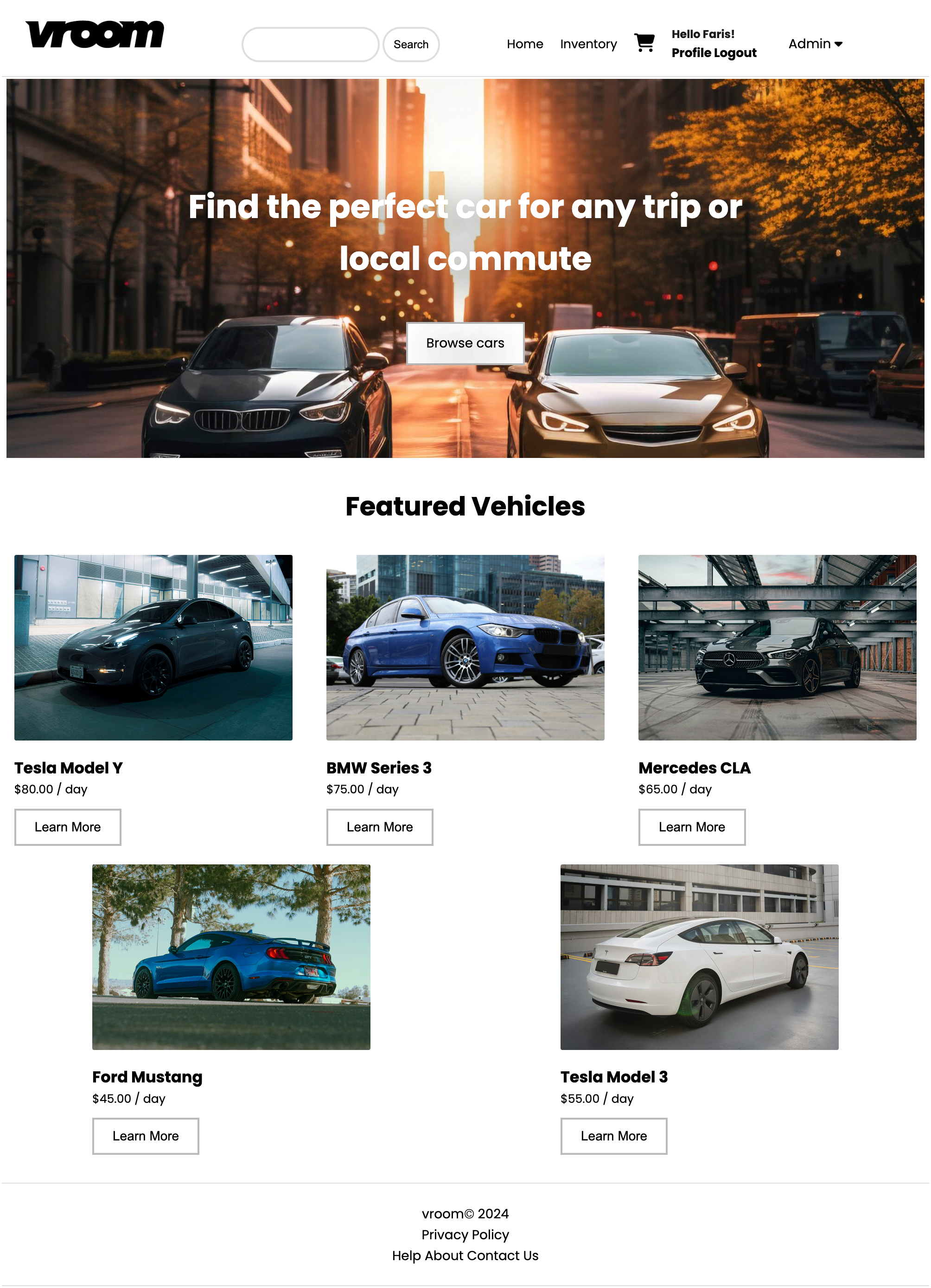 Vroom Project Image